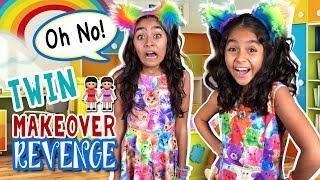 Twin Makeover Revenge - Funny Sisters : The Evangeline Show // GEM Sisters