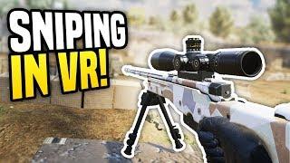 SNIPING IN VIRTUAL REALITY - Zero Caliber VR | Funny Moments!