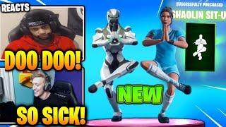 Streamers React to *NEW* Shaolin Sit-Up EMOTE! (Fortnite Funny Best Moments)