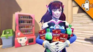 D.Va Finds TRUE LOVE! Overwatch Funny & Epic Moments 597