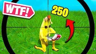 HE SURVIVED 250 HEADSHOT DMG?! - Fortnite Funny Fails and WTF Moments! #537
