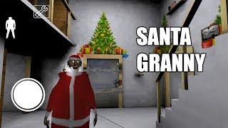 Santa Granny - 5 funny moments in Granny The Horror Game || Experiments with Granny