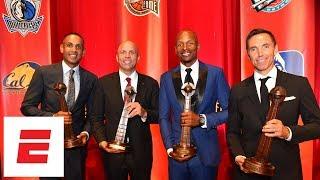 Steve Nash, Ray Allen and Jason Kidd deliver funny moments during their Hall of Fame speeches | ESPN