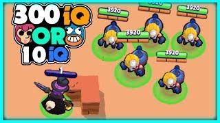 300 IQ or 10 IQ in Brawl Stars | BEST Brawl Stars Funny Moments & Glitches & Fails Montage #1