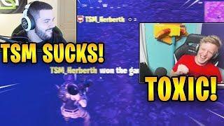 Tfue Reacts to Courage ROASTING TSM! *TOXIC* | Fortnite Highlights & Funny Moments