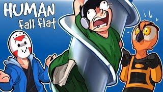 Human Fall Flat - OUR FIRST CUSTOM MAP! (Funny Moments)