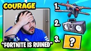 Courage Reveals The 3 Things That RUINED Fortnite | Fortnite Daily Funny Moments Ep.287