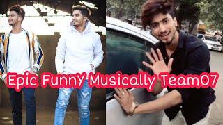 Epic New Funny Musically Faiz and Mr Faisu | Team07 Tiktok  Stars India