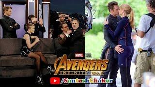 Avengers Infinity War Stars Funny Behind the Scenes | Tony Stark | Scarlett Johansson | Hemsworth