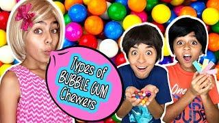 Types of Bubble Gum Chewers - Funny Skits // GEM Sisters