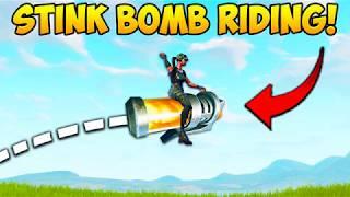 YOU CAN RIDE STINK BOMBS..?! - Fortnite Funny Fails and WTF Moments! #232 (Daily Moments)