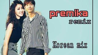Premika remix || dilwale movie || korean mix hindi || funny and cute love story ||