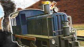Train Racing in Garry's Mod With Tornadoes?! (Garry's Mod Funny Moments & Gmod Gameplay)