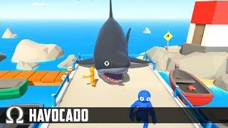 NEW PARTY GAME BUT WITH SHARKS! | Havocado Funny Moments with Delirious, Toonz, Squirrel