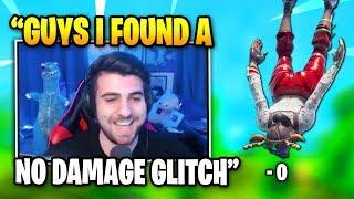 SypherPK Finds NO FALL DAMAGE GLITCH | Fortnite Daily Funny Moments Ep.295