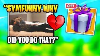 Courage HEARTBROKEN After Symfuhny Gave Brooke THIS GIFT | Fortnite Daily Funny Moments Ep.391