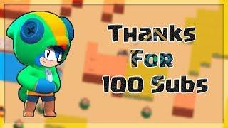 Thanks for 100 Subs! Brawl Stars Funny Moments 100 sub special!