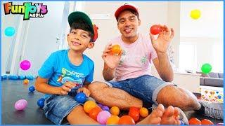Funny Colors Ball Pits Jokes with Jason and his Brother