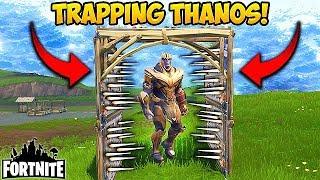 Killing THANOS With A TRAP! - Fortnite Funny Fails and WTF Moments! #191 (Daily Moments)