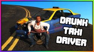 Gta 5 Roleplay - Drunk Taxi Driver + Plane Crash (Funny Moments)