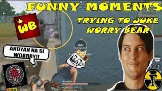 TRYING TO JUKE WORRYBEAR  | RULES OF SURVIVAL FUNNY MOMENTS | RULES OF SURVIVAL PH