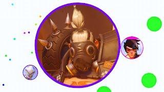 *NEW* Overwatch Agar.io Mode..!! - Overwatch Workshop Funny & Fail Moments #4