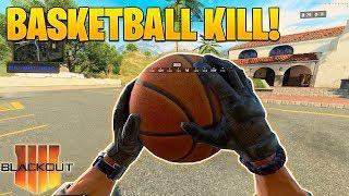 First Ever BASKETBALL KILL in Black Ops 4! Blackout Funny and WTF Moments Ep. 1