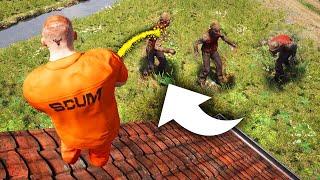 PISSING ON ZOMBIE HORDES! (Scum Funny Moments)